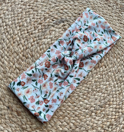 Painted Meadows Knit Twist Headband