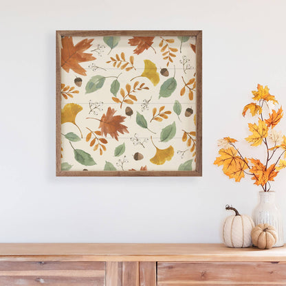 Hello Pumpkin Pattern Wall Art