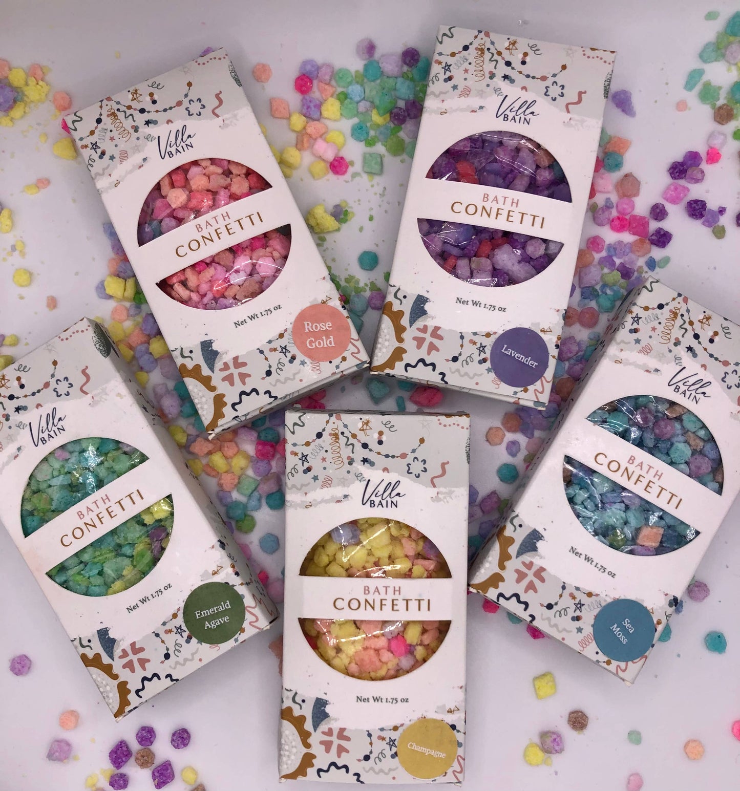 Champagne Bath Confetti