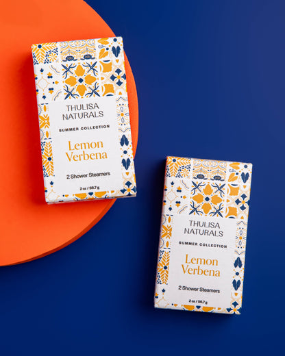 🍋  Lemon Verbena Shower Steamers  | 2 pack Gift Set 🍋
