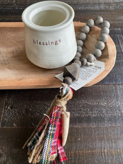 Blessing Beads - Wisdom from the Woods (Flannel Shirt)