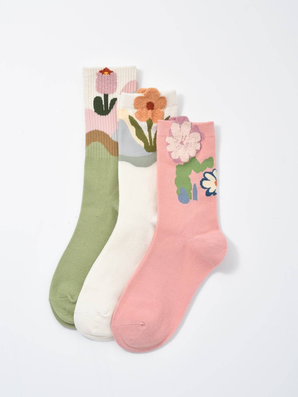 Rufia - Adorable Floral Socks