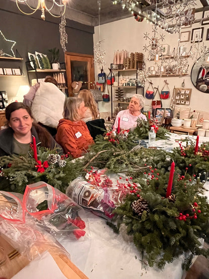 12/03/24 Holiday Snip and Sip with Petal & Stick