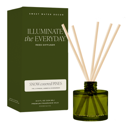 Snow Covered Pines Reed Diffuser - Christmas Decor
