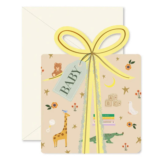 Baby Card, die-cut
