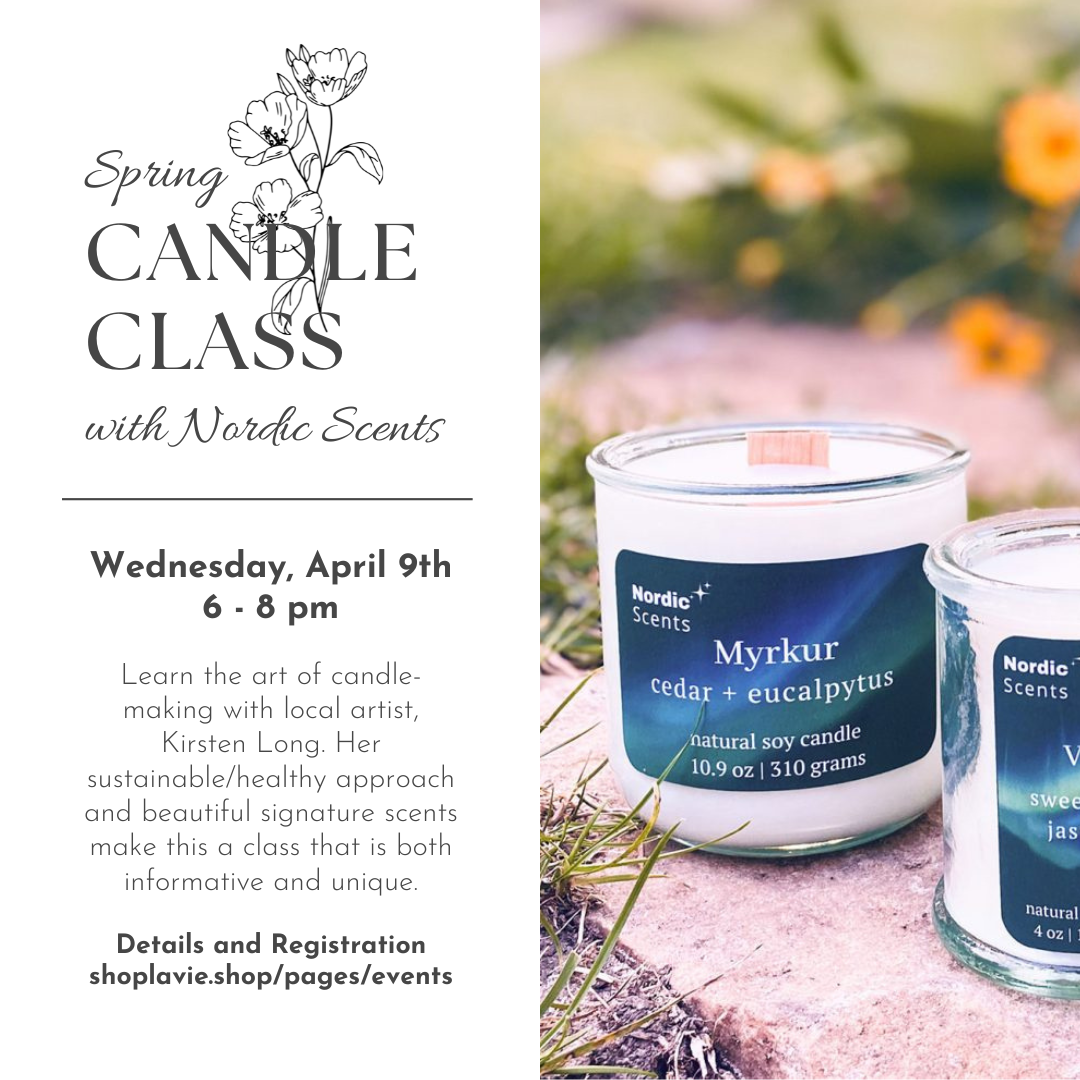 04/09/25 Spring Candle-Making Class with Kirsten Long (Nordic Scents)