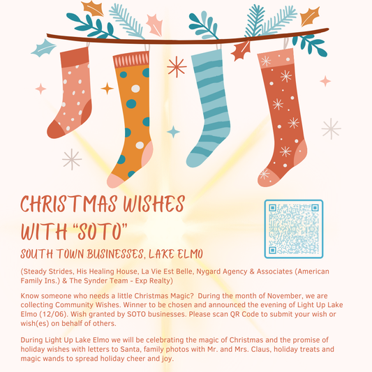 Christmas Wishes with “SOTO” (South Town Businesses, Lake Elmo)