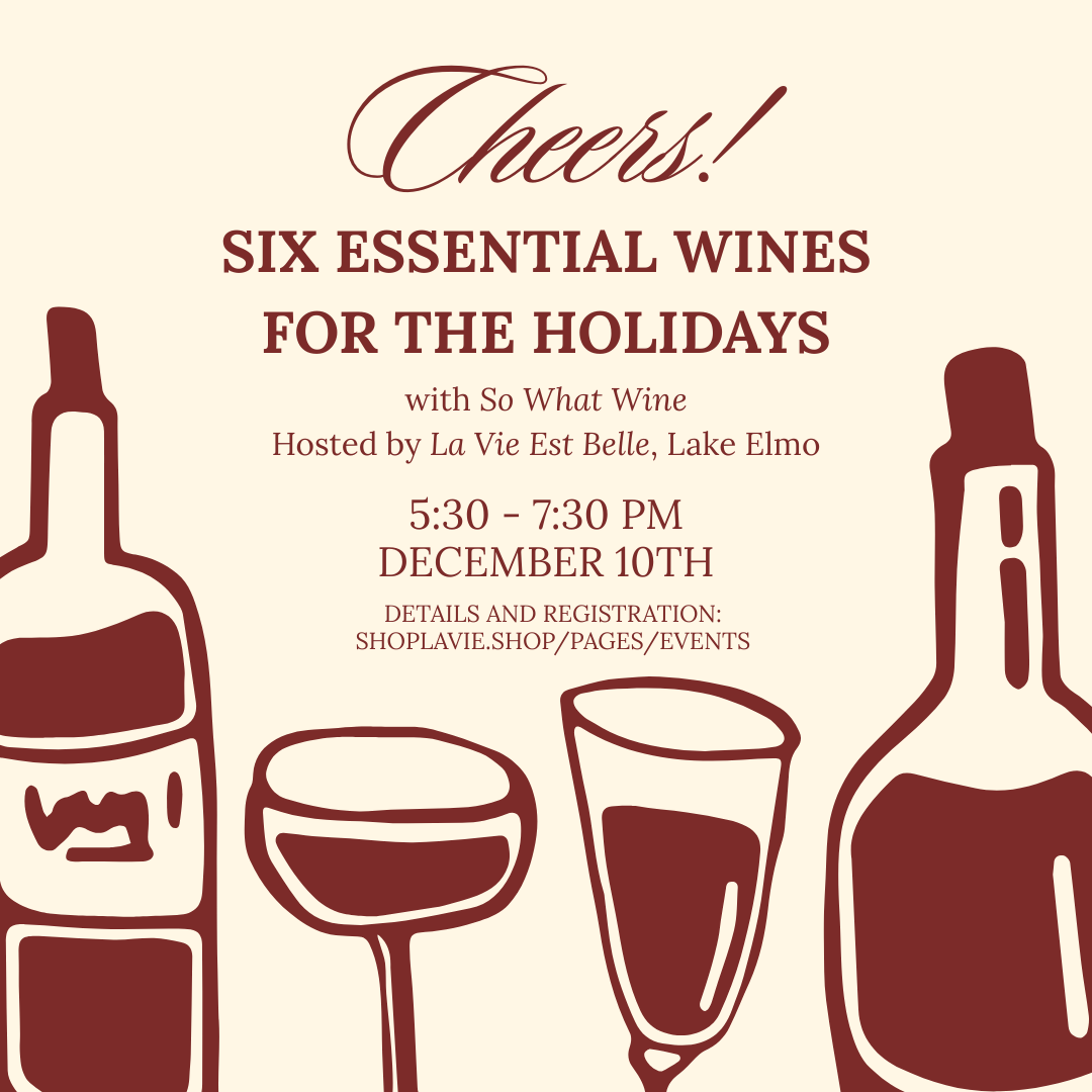 12/10/25 Cheers!  Six Essential Wines for the Holidays