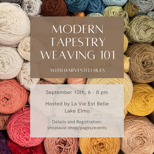 09/10/26 Modern Tapestry Weaving 101 with Harvested Hues (Alla Hale)