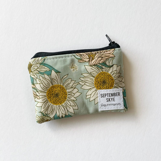 Indy Sunflower Mini Coin Purse
