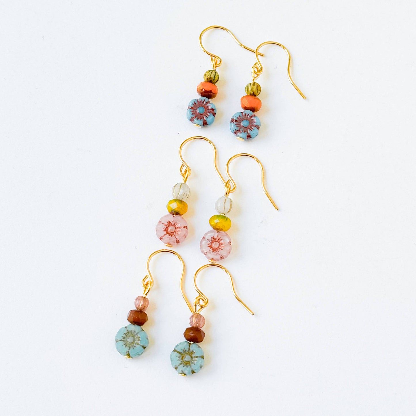 Charming Small Flower Earrings