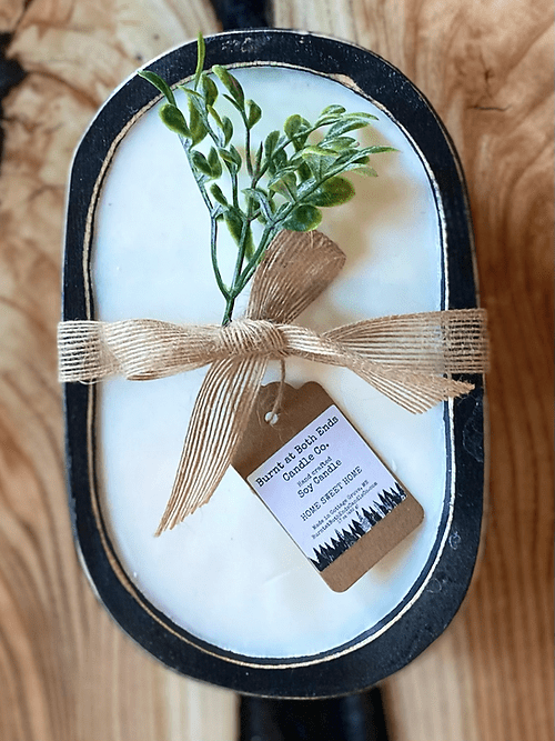 3 Wick Dough Bowl Candles - La Vie Est Belle