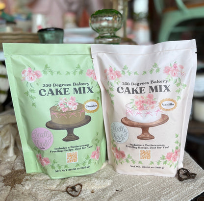 350 Degrees Bakery Cake Mix - Vanilla and Chocolate - Locally Made - La Vie Est Belle