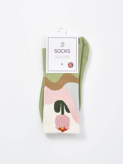 Rufia - Adorable Floral Socks