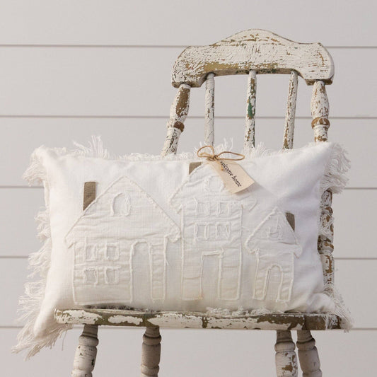 Pillow - Raggedy Welcome Home With Fabric Tag