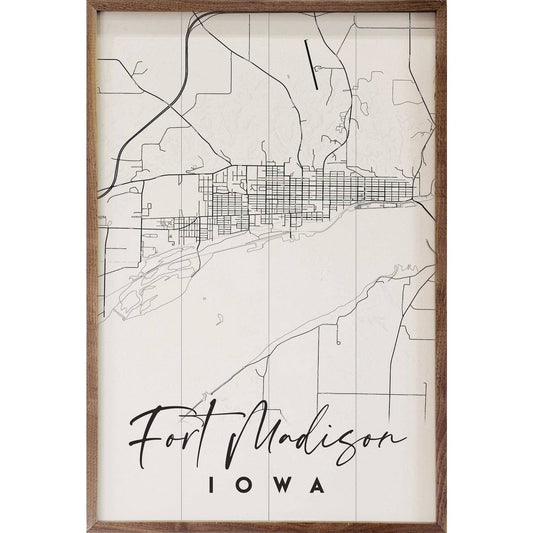 Lake Elmo, MN Coordinates Wall Art