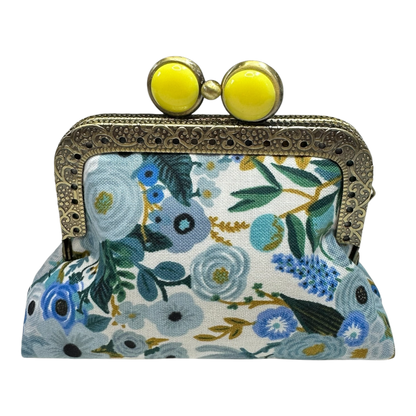 Kiki & Syds Mini Clutch Coin Purse - Blue Skies 