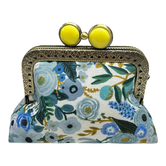 Kiki & Syds Mini Clutch Coin Purse - Blue Skies 