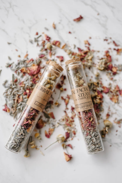 Herbal Facial Steam | Bath Tea with Dried Flowers and Herbs