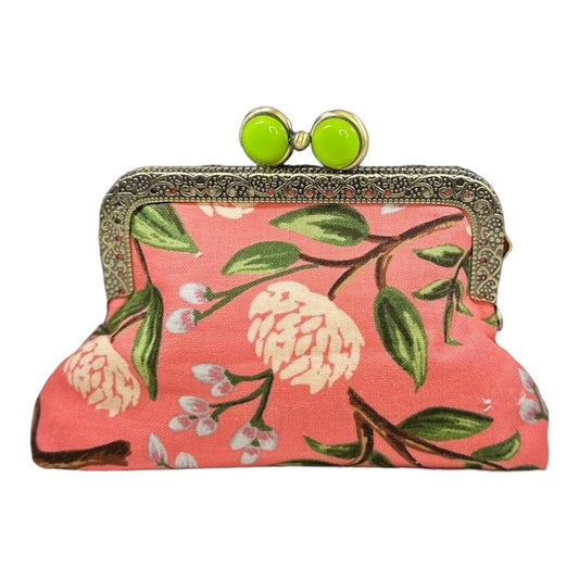 Kiki & Syds ON THE GO Credit Card Clutch - PEONY Sorbet