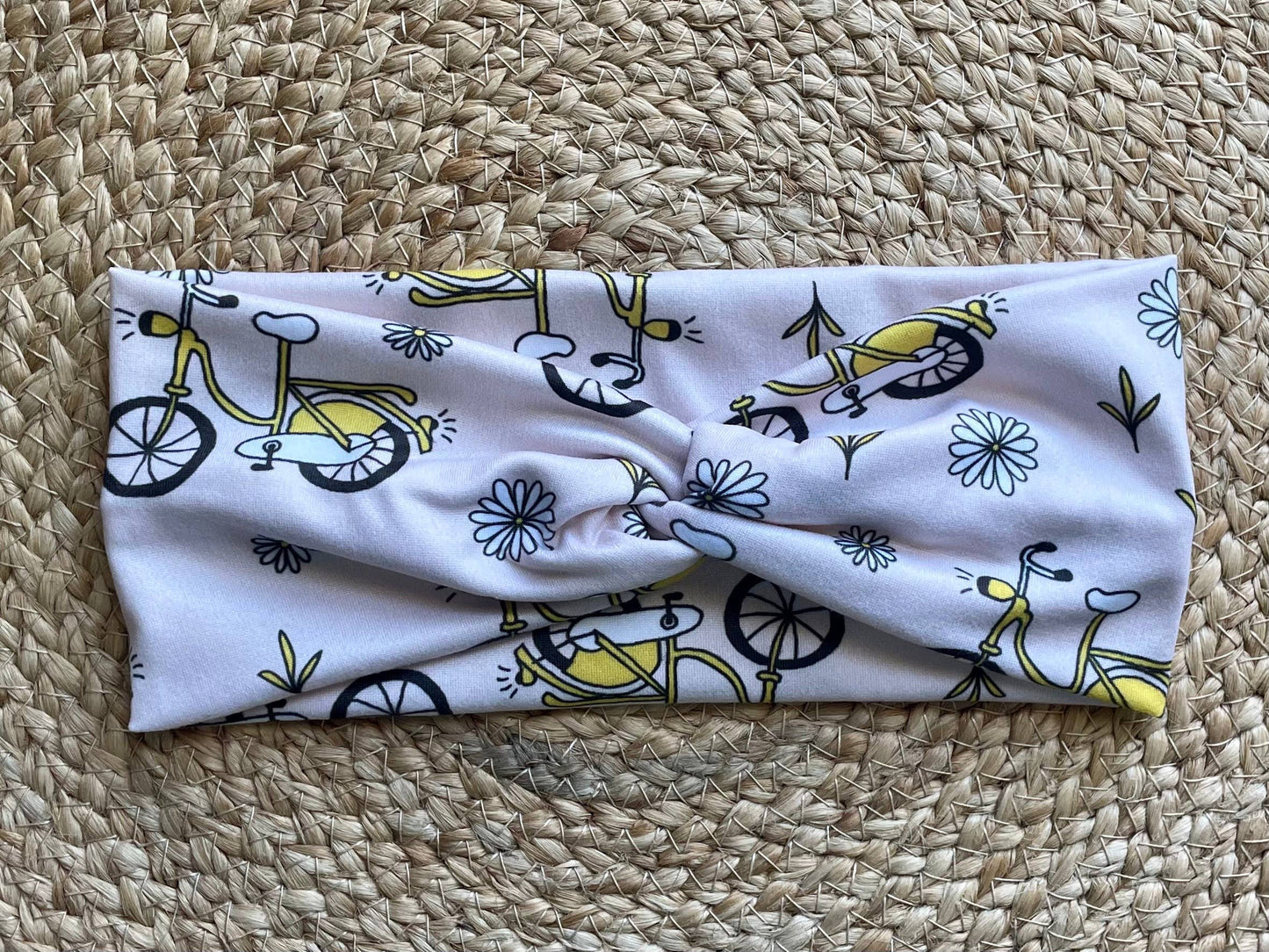 Daisy Bikes Knit Twist Headband