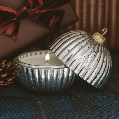 Merry and Bright Soy Candle - 5 oz Ornament Jar