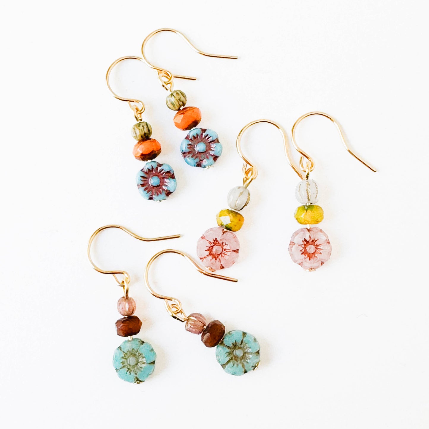 Charming Small Flower Earrings