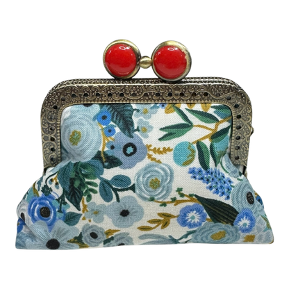 Kiki & Syds Mini Clutch Coin Purse - Blue Skies 