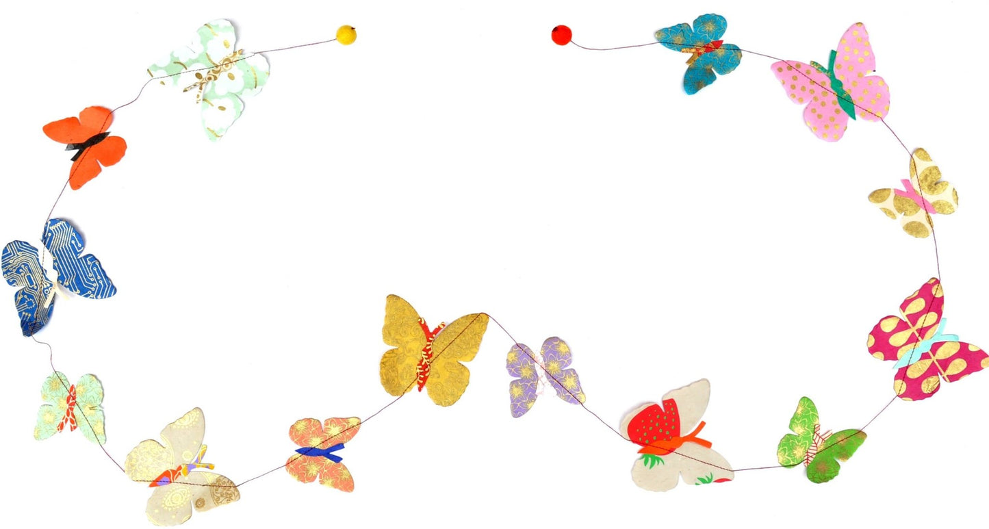 5ft Butterfly Paper garland - La Vie Est Belle