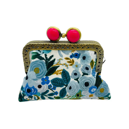 Kiki & Syds Mini Clutch Coin Purse - Blue Skies 