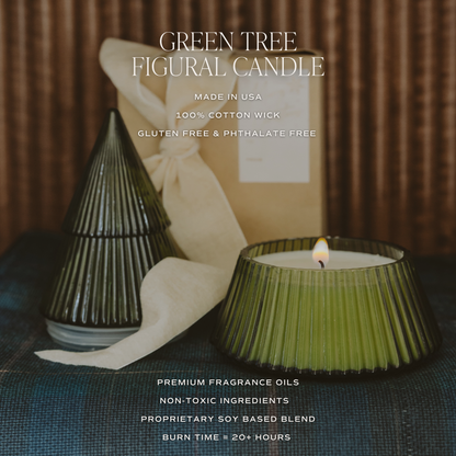Fraser Fir Soy Candle - 8.5 oz Glass Tree Jar