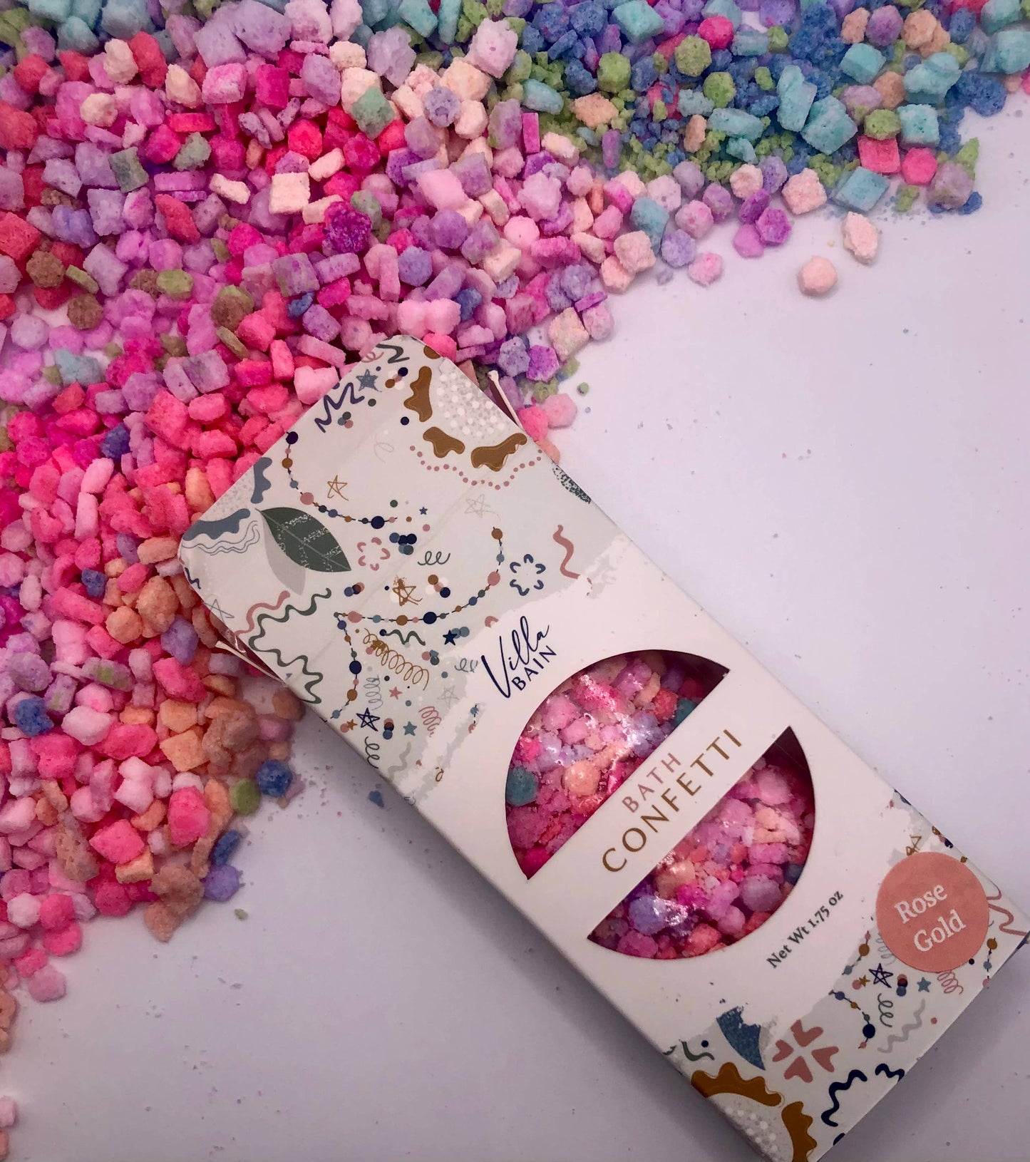 Rose Gold Bath Confetti