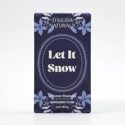 Christmas Shower Steamers (Bergamot and Plum), 2 Pack