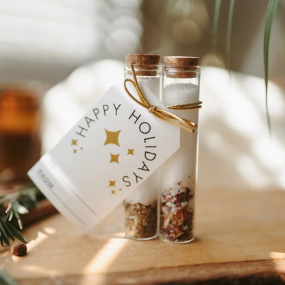 Festive Bath Salts - Stocking Stuffers & Christmas Ornaments