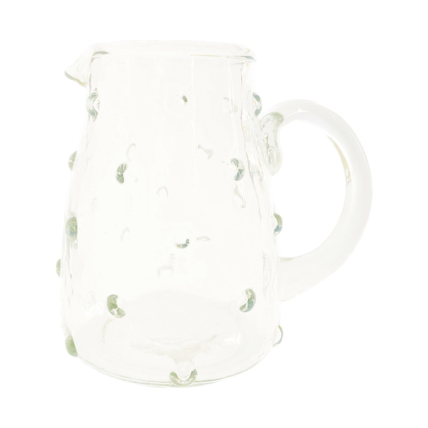 8 oz. Recycled Glass Hobnail Creamer - La Vie Est Belle