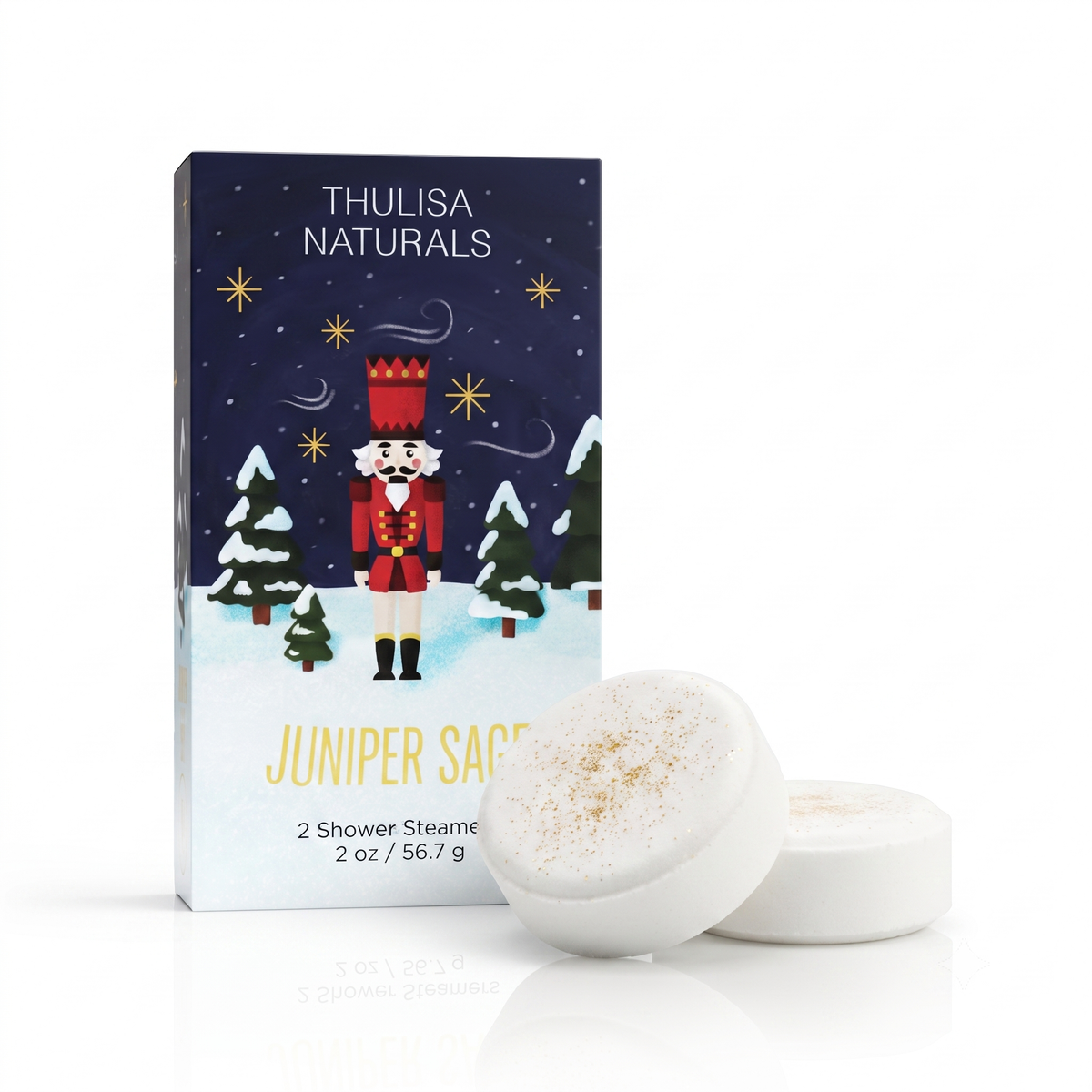 Juniper Sage Shower Steamers | Stocking Stuffer |  2 pack