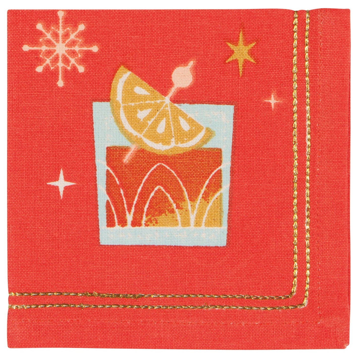 Spirits Bright Christmas Cocktail Napkins Set of 4