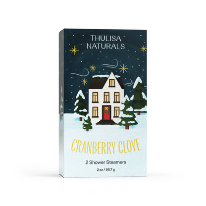 Cranberry Clove Shower Steamers — Holiday Spice Gift Set