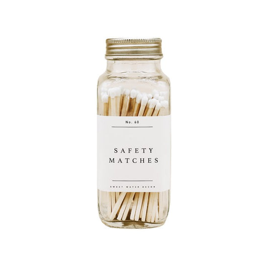 Safety Matches - White - 60 Count, 3.75"