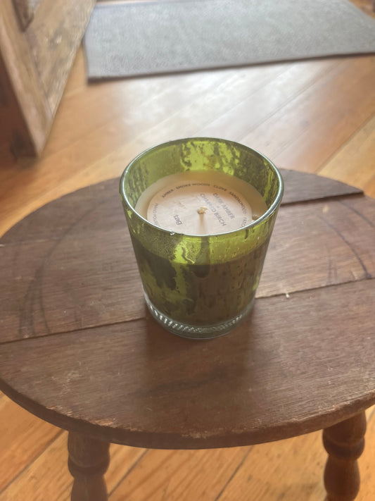 DK AMBER+CHAR BIRCH CANDLE SM