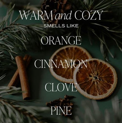 Warm & Cozy Soy Candle - 9 oz - White