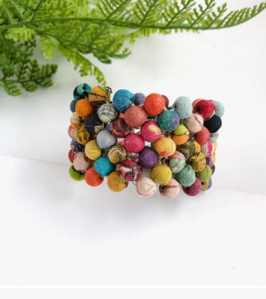Woven Kantha Bracelet