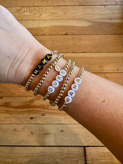 11/14/24 The Perfect Holiday Gift! Personalized 14K Gold Filled Beaded Bracelets with Savi Rose Co.