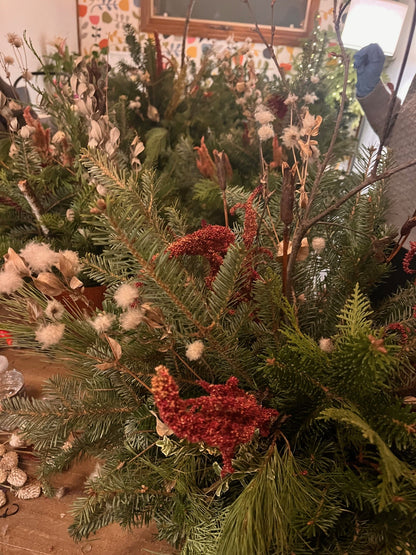 12/03/25 Holiday Snip and Sip with Petal & Stick