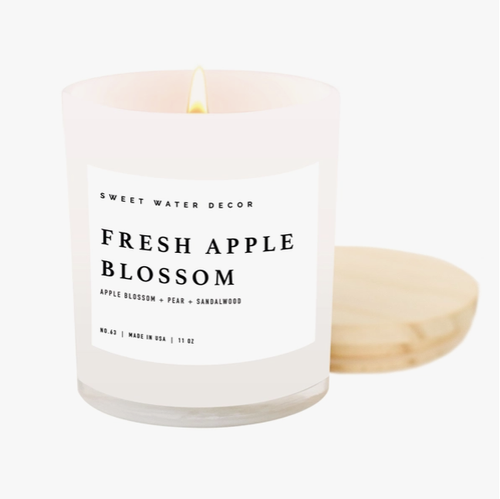 Fresh Apple Blossom Soy Candle