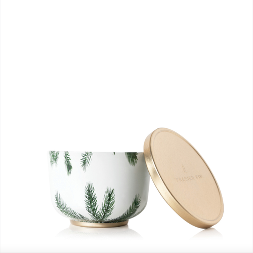 Frasier Fir Poured Candle, Gold Lid