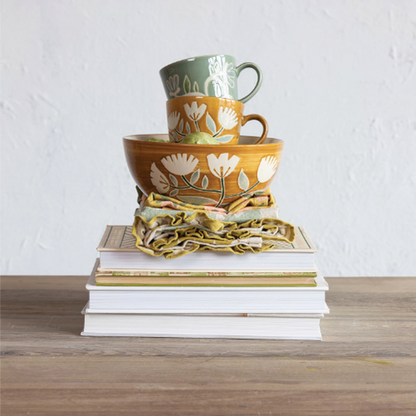 Printed Tea Towel w/ Fruit & Vegetables, 3 Styles
