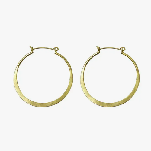 Organic Hoops - Gold