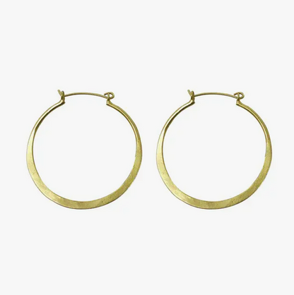 Organic Hoops - Gold