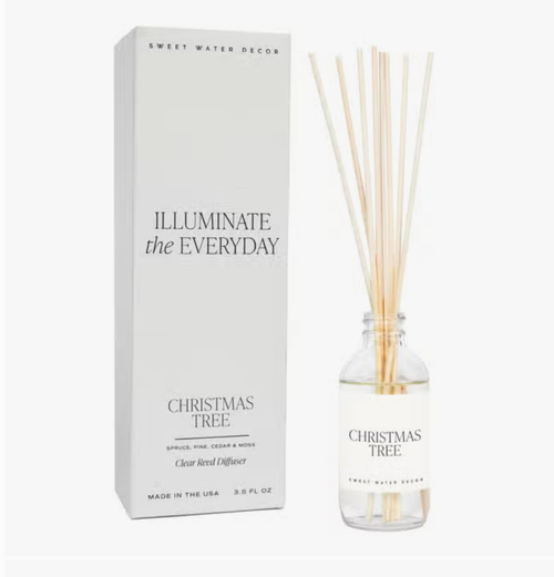 Christmas Tree Clear Reed Diffuser